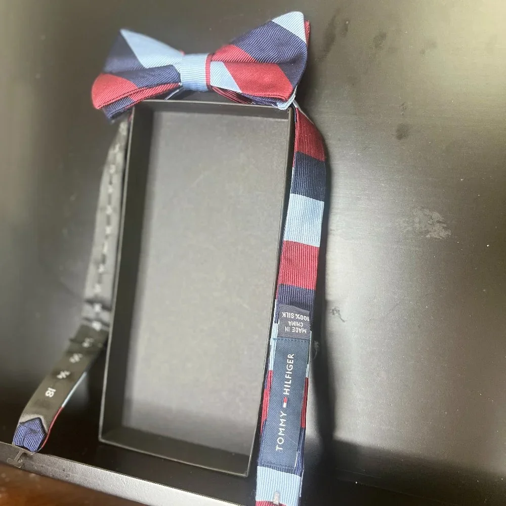Men's Bowtie Striped (Adjustable/OS) Business/Professional